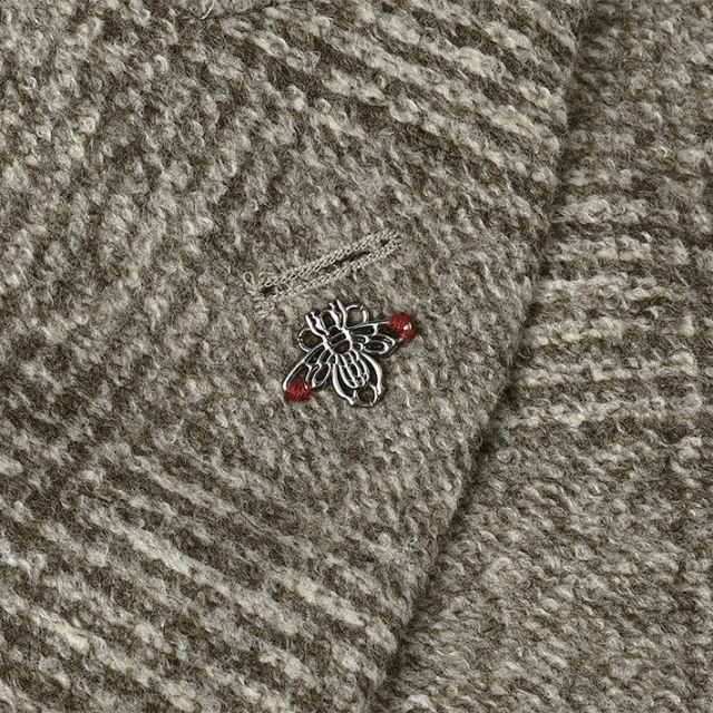 会員様限定SALE]在庫限り イタリア ROMA生地 グレンチェック柄 ダブル