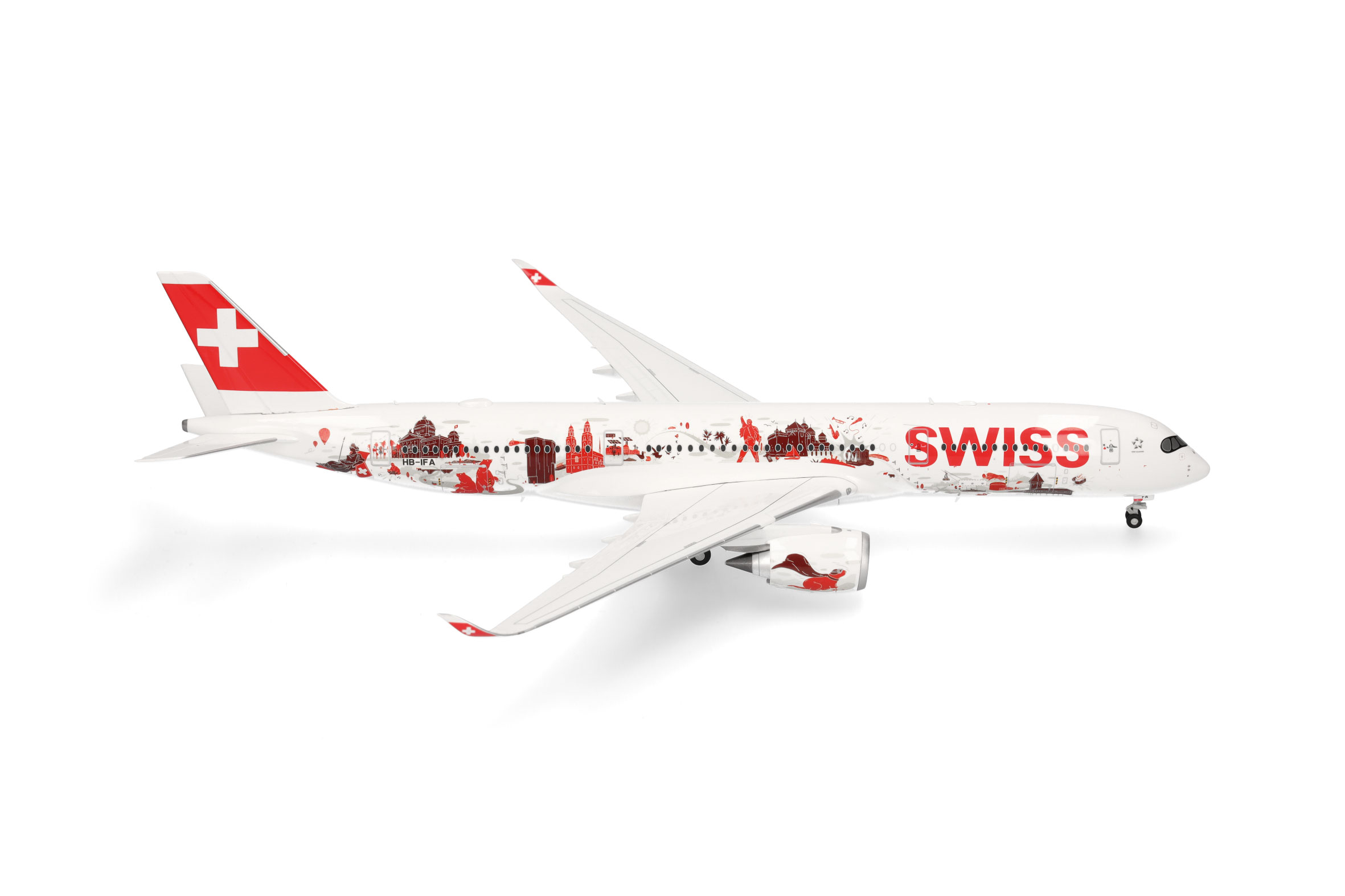 herpa wings 1/200 (プラスチック製) A350-900 スイス