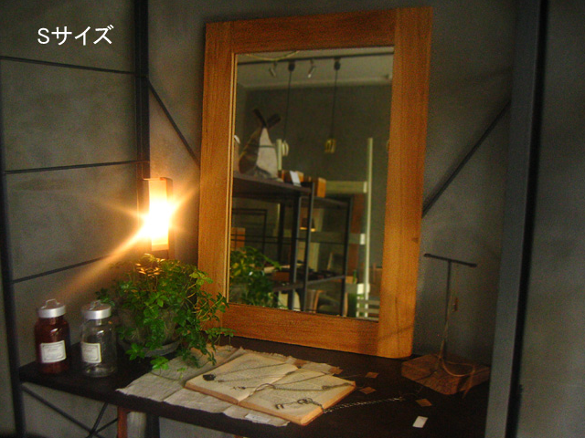 old teak mirror オールドチークミラー a.depeche アデペシュ/鏡
