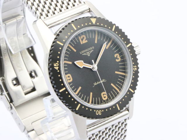 ロンジン LONGINES 】未使用品 L2.822.4 ヘリテージ スキンダイバー SS