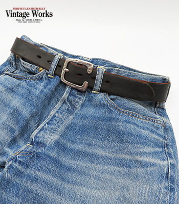 Vintage Works ヴィンテージワークス CHASIN|C型真鍮バックル|7ホール