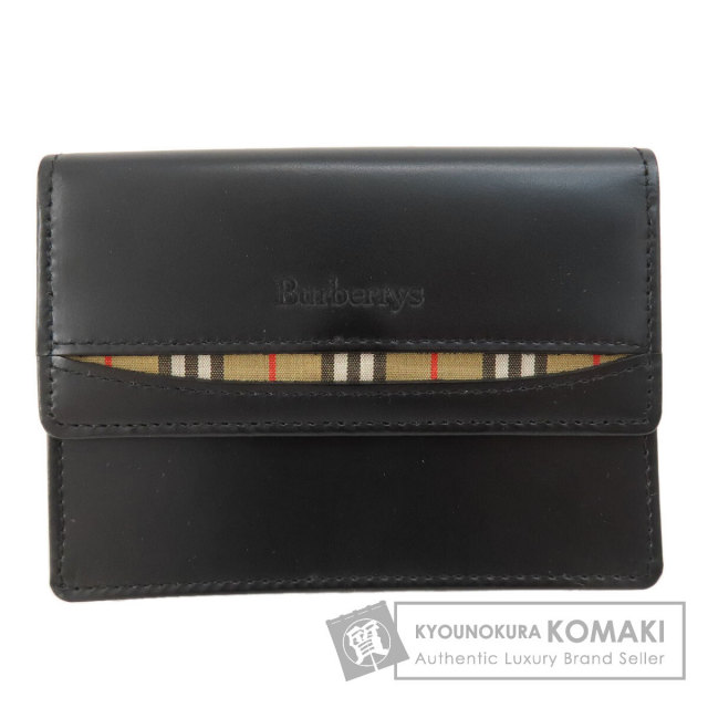 BURBERRY バーバリー 名刺入れ カードケース レザー レディース