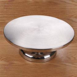 ステンレス デコレーション回転台 30cm こだわりのお菓子作りを