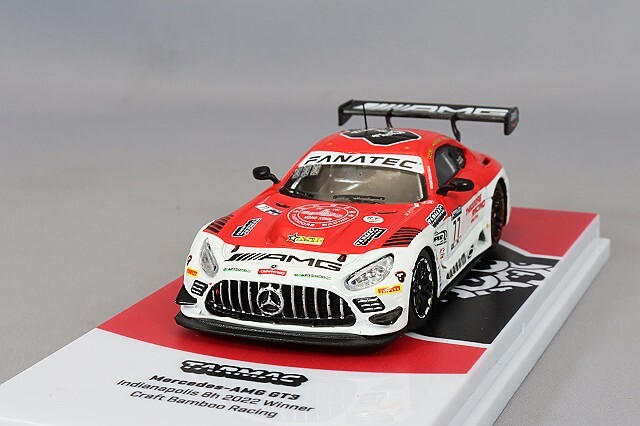 Tarmac 1/64 メルセデス AMG GT3 クラフトバンブー 2022 インディアナ