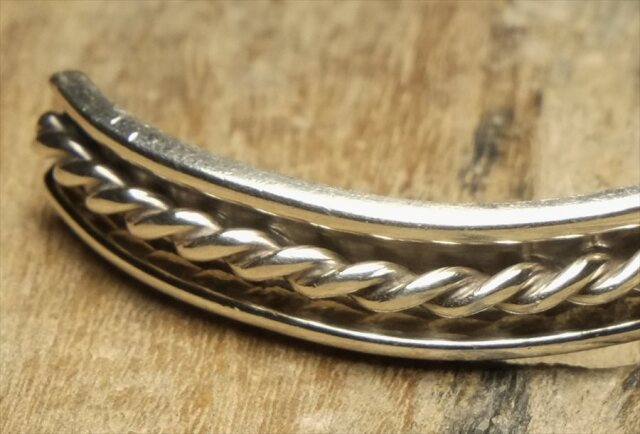 ヴィンテージ メキシカン シルバー (B100) ビンテージ アクセ バングル