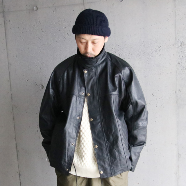 YOUSED (ユーズド) [ LEATHER DRIVERS JACKET ] リメイク レザー