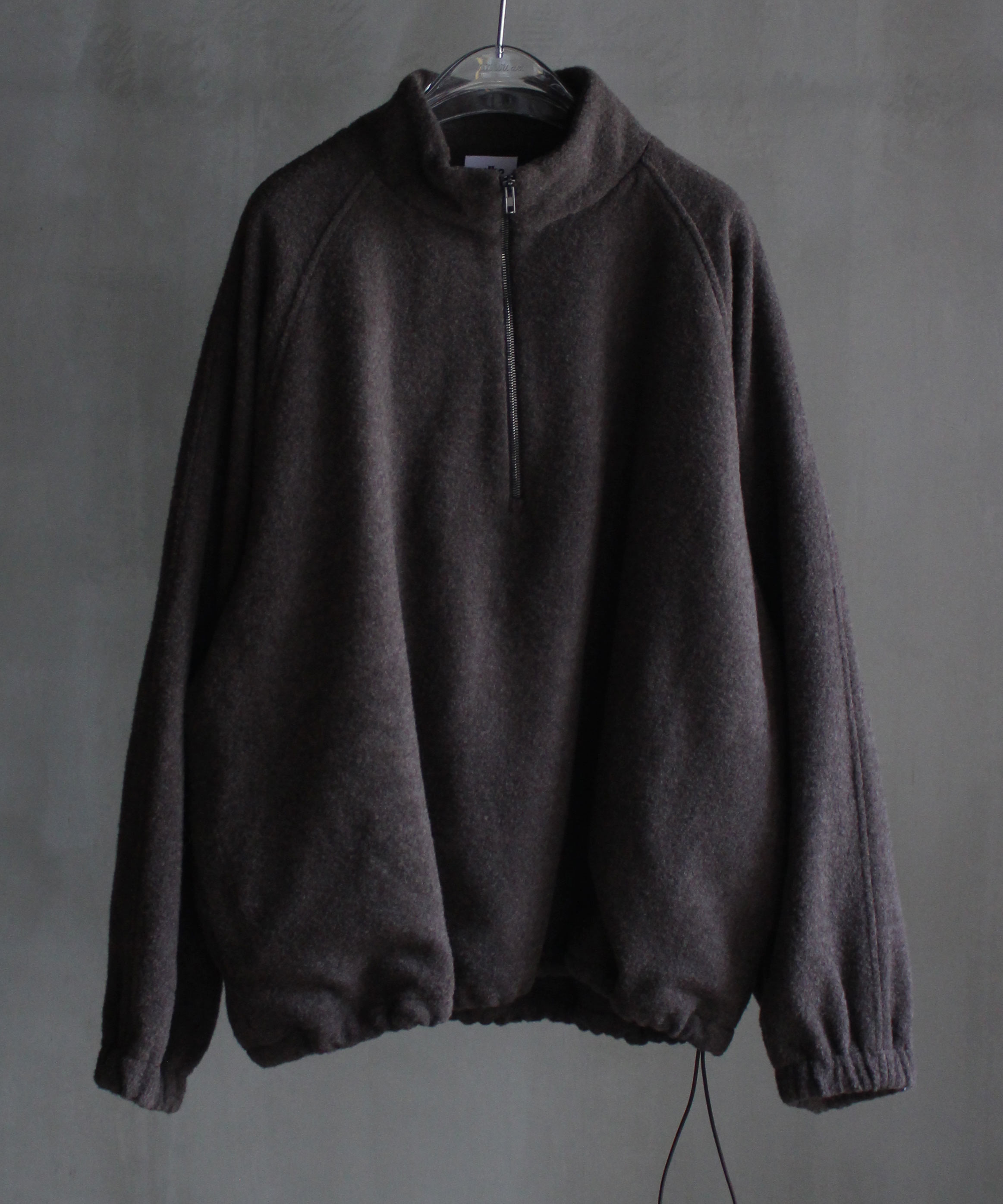 colbo Half Zip Raglan Parka Dark Taupe - | rroomm onlinestore