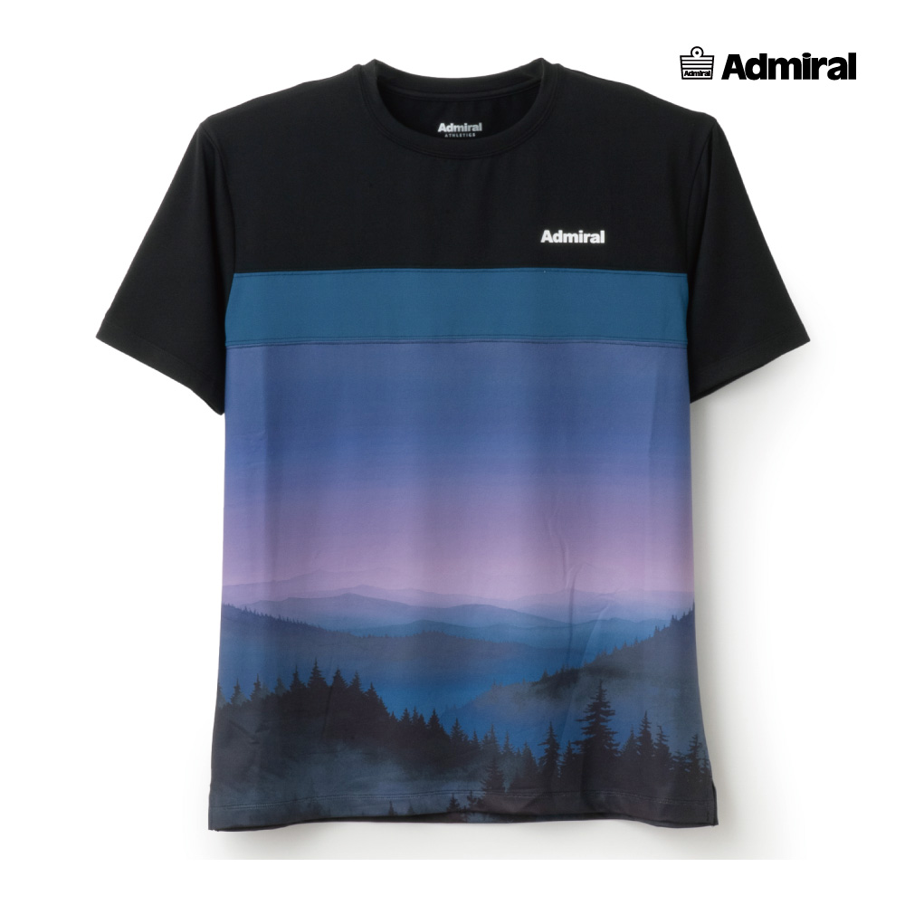 ADMIRAL メンズ フロントライングラフィックTEE ATMA515-050 2025FW