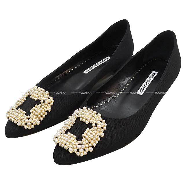MANOLO BLAHNIK マノロブラニク パンプス フラットシューズ HANGISHI