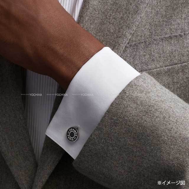 HERMES エルメス カフリンクス リコル 2 エタン ラッカーメタル