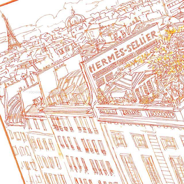 HERMES エルメス カレ45 ガヴロッシュ スカーフ 