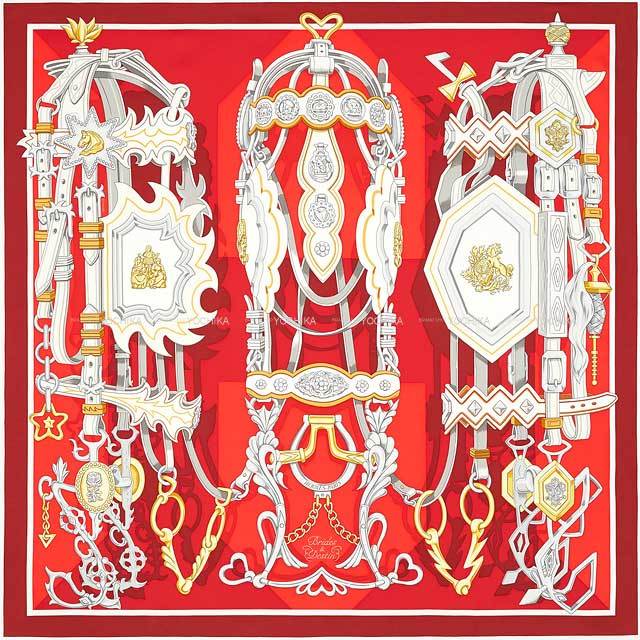 2023年 春夏 新作 HERMES エルメス スカーフ カレ90 ブリッド エ