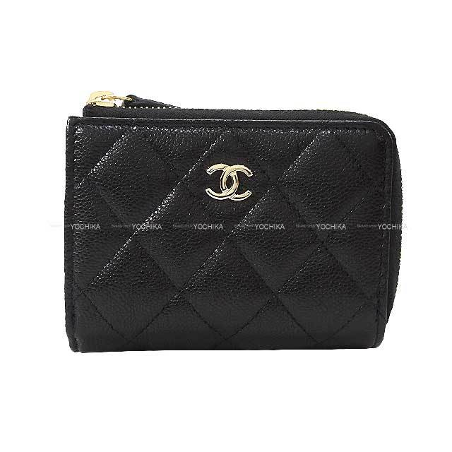 CHANEL シャネル 三つ折り財布 マトラッセ ココマーク スモール