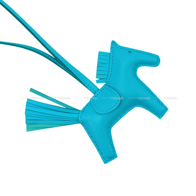 HERMES エルメス バッグチャーム ロデオ PM ソーブルー SO BLUE ブルー