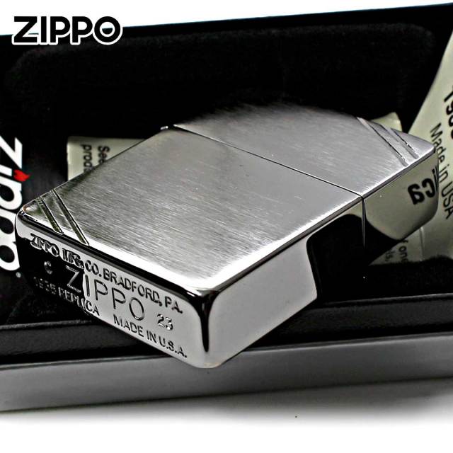 Zippo ジッポー 1935レプリカ 無地 シルバー つや消しブラッシュド