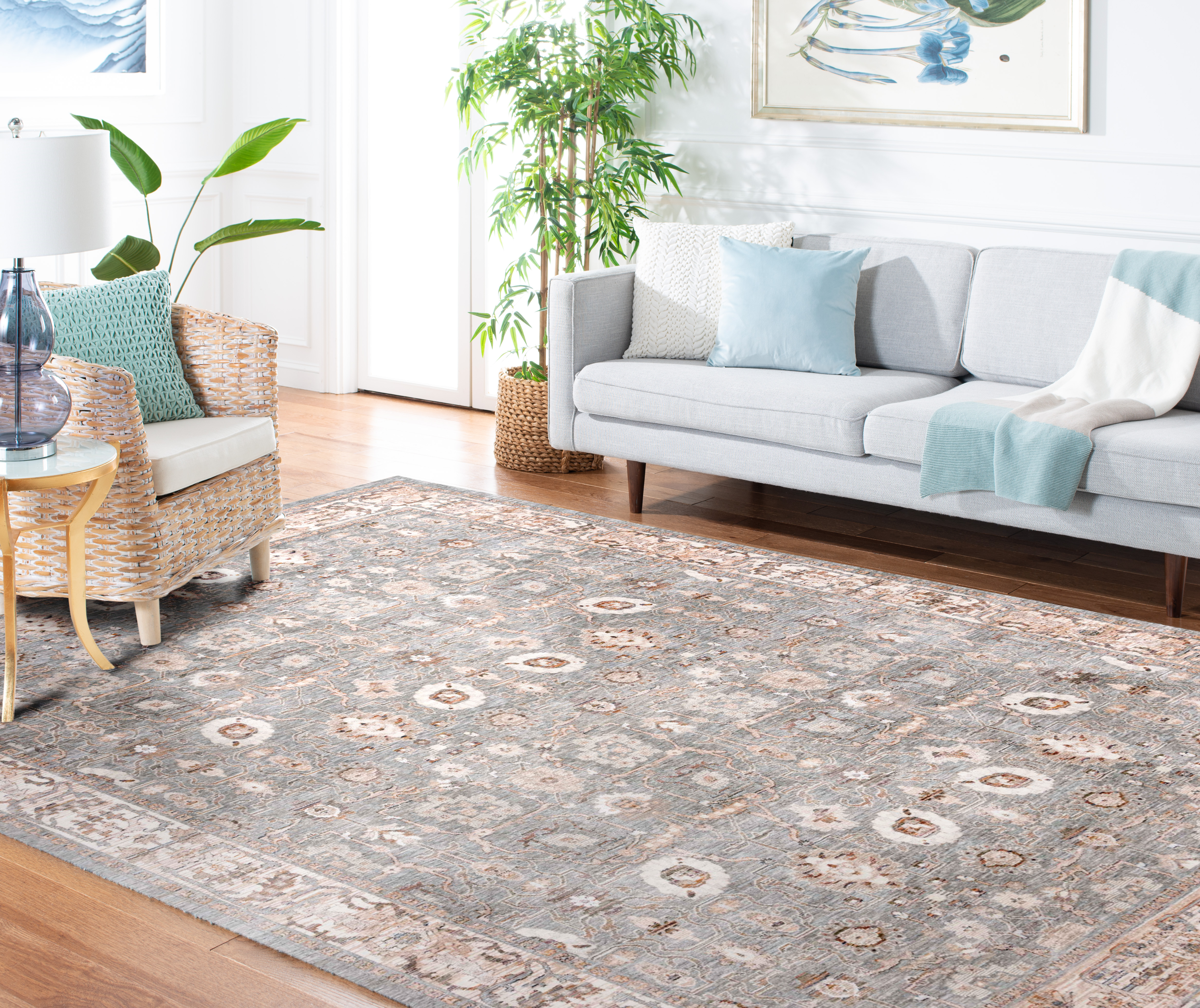 Lauren by Ralph Lauren Sandymount LRL-1544 Area Rugs | Traditional