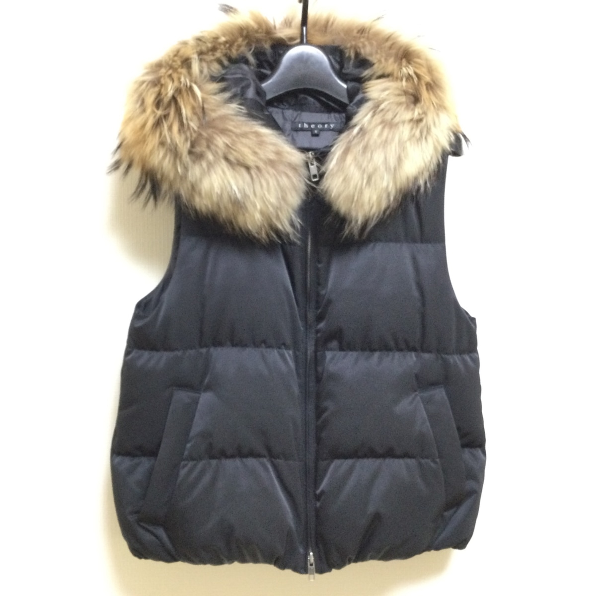 theory(セオリー) ダウンベスト サイズS レディース - 黒 冬（18295409