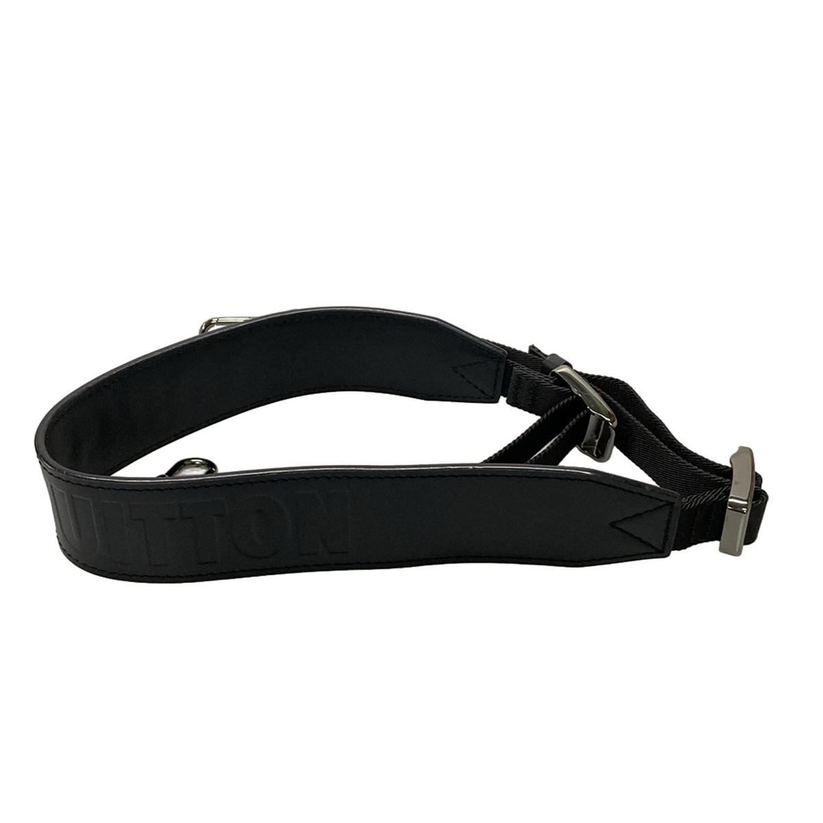 LOUIS VUITTON(ルイヴィトン) ショルダーストラップ 黒 レザー