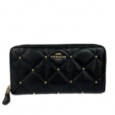 コーチ/長財布/アコーディオン ジップ ウォレット/パープル/型番