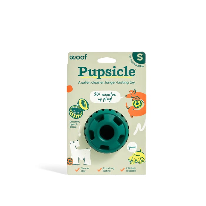 Woof Pupsicle Green Small | 1800PetMeds