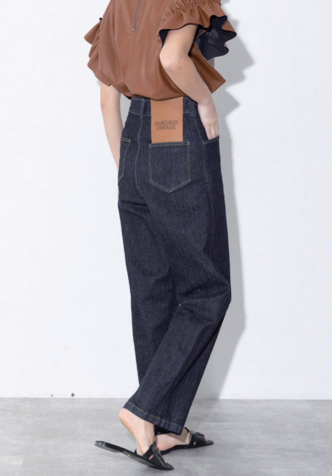 ワンウォッシュデニムパンツ ~margaux vintage~ MG PT-25069-A |