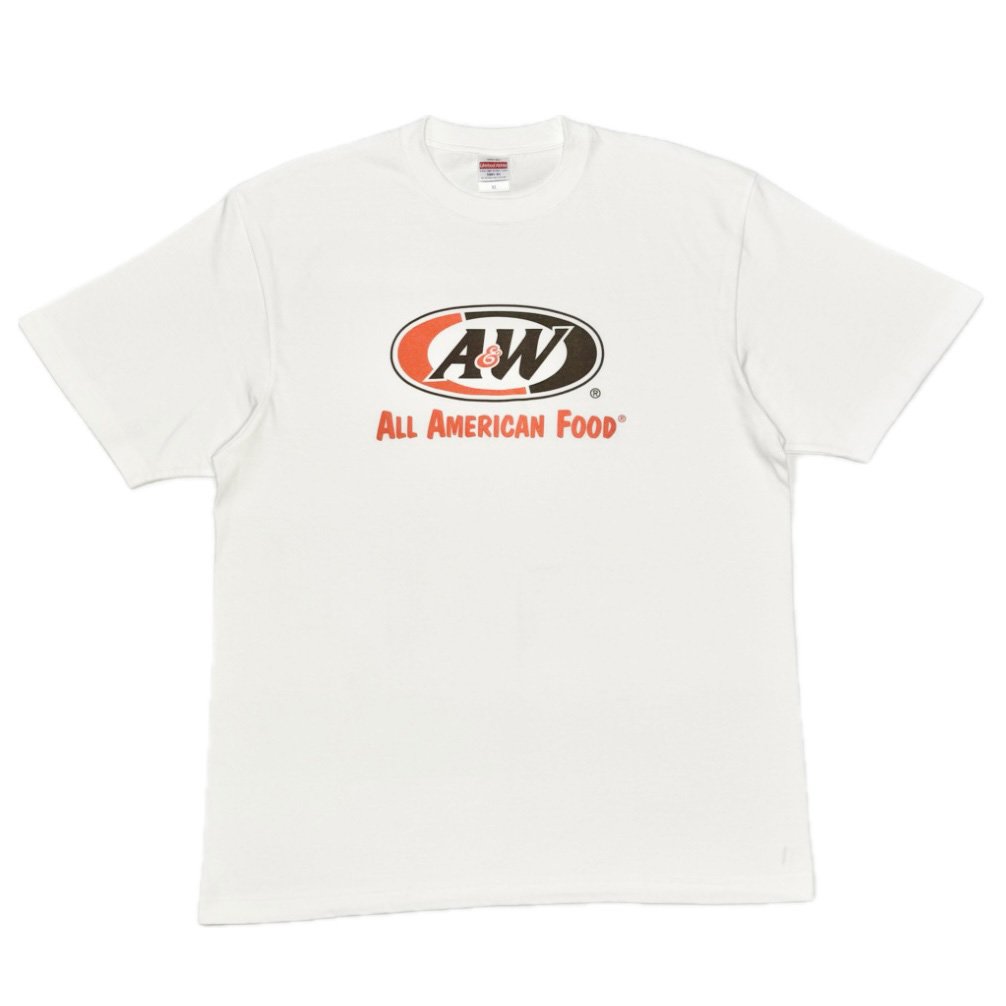 A&WロゴTシャツ：ホワイト | A&W Okinawa