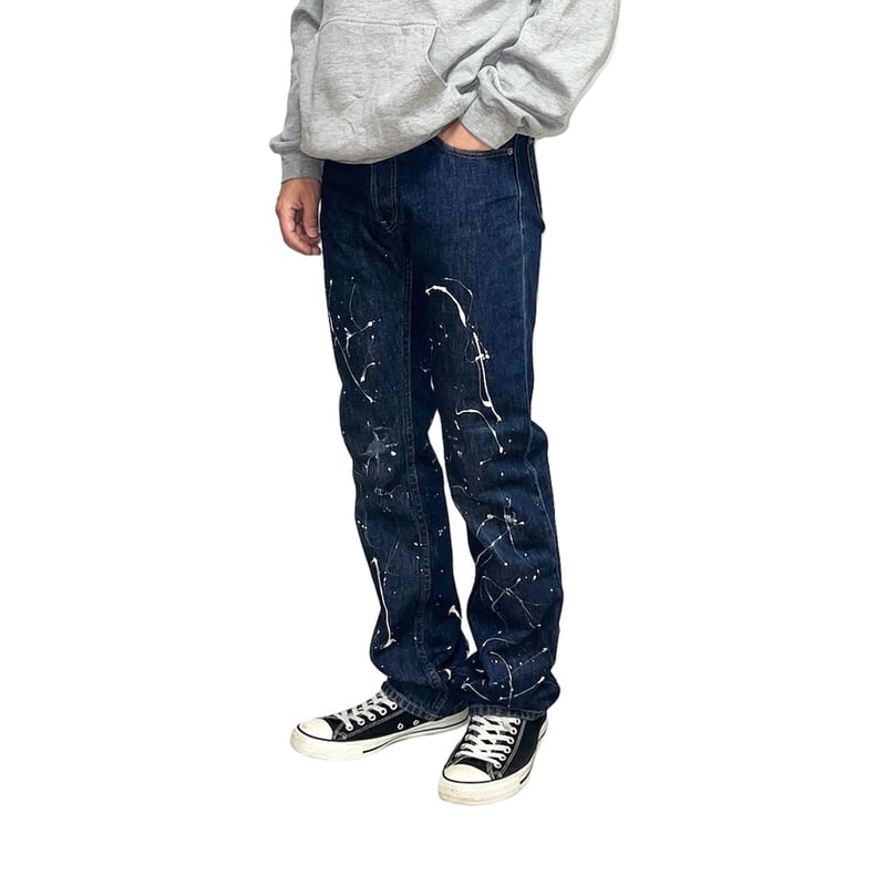 USED】HELMUT LANG 1999 PAINT DENIM PANTS | KONBINI
