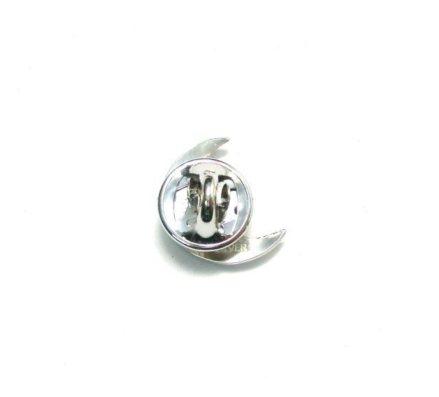 お月様のシルバーピンブローチ | シルバーアクセサリー工房アンク