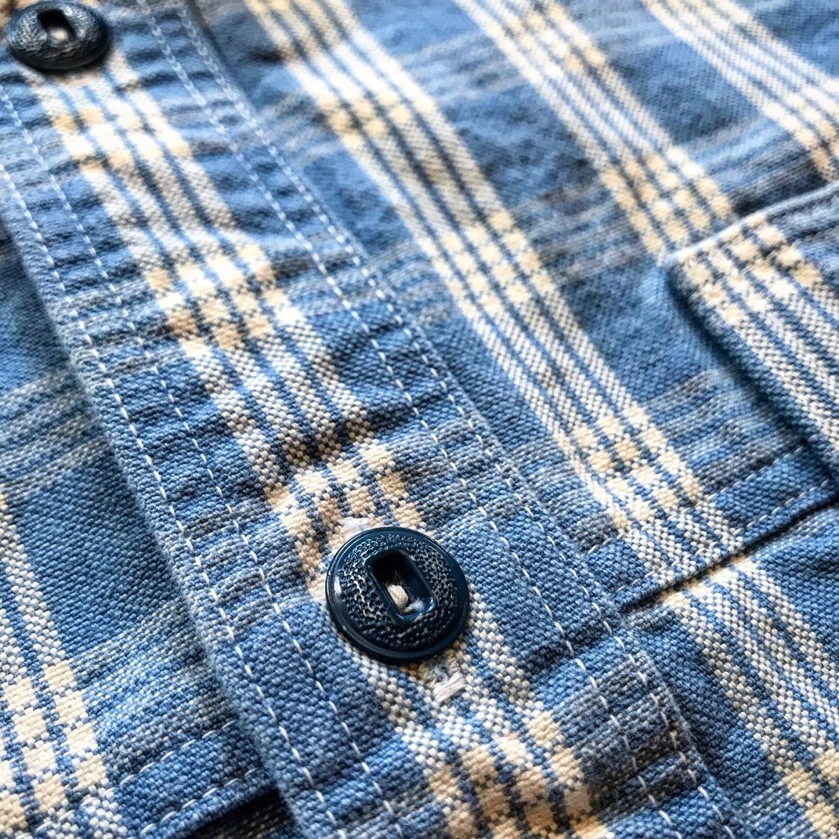 STEVENSON OVERALL CO. / DOUBLE LAYERED WORK SHI
