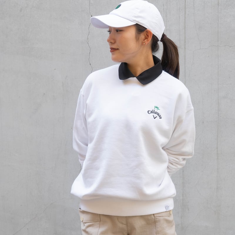 Callaway + CLUBHAUS Crewneck Sweat - Black | CL