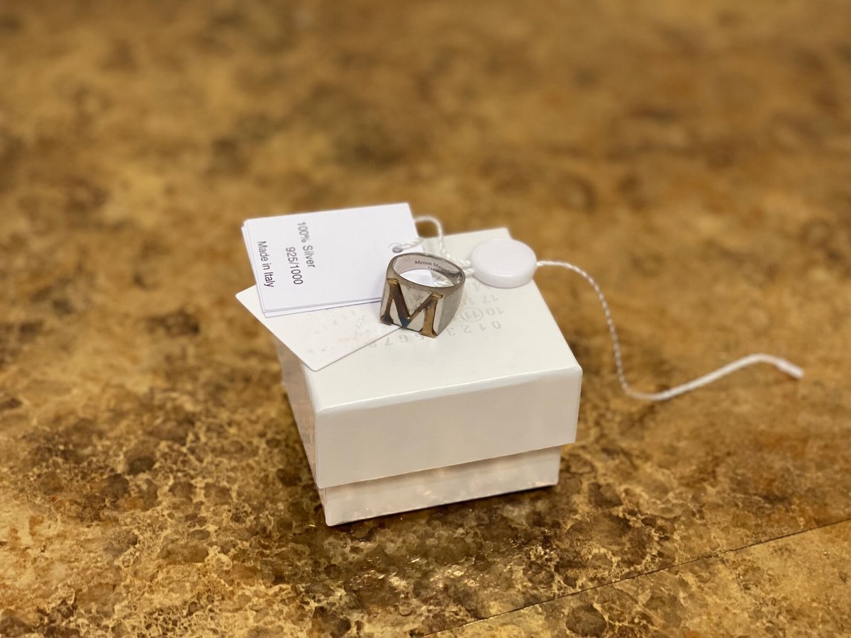 新品 maison margiela 2020aw signet ring 15号 | req