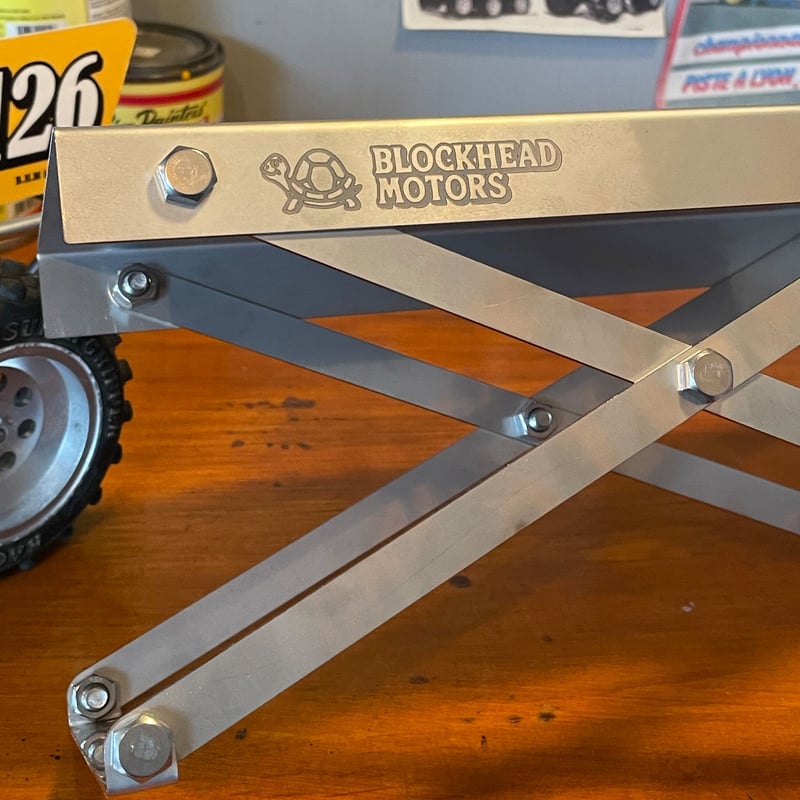 ステンレスRCカースタンド | BLOCKHEAD MOTORS
