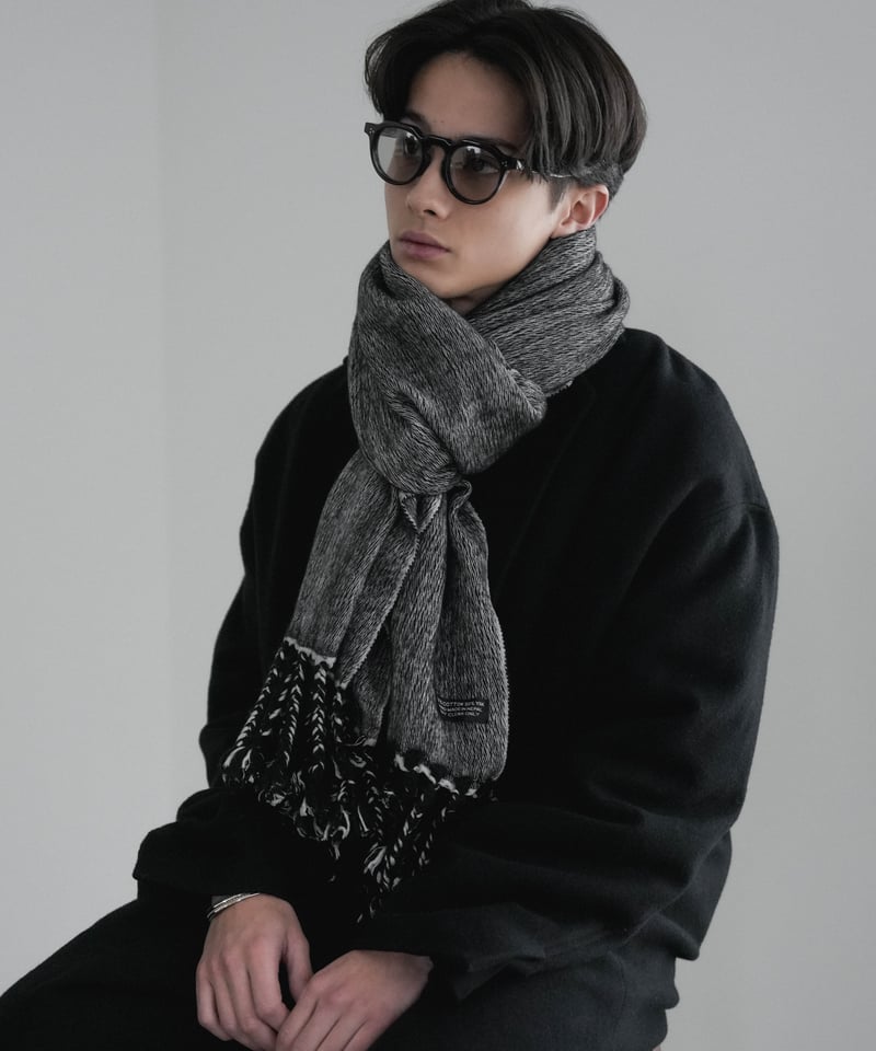 HIGH-END YAK WOOL FRINGE STOLE | CTHY