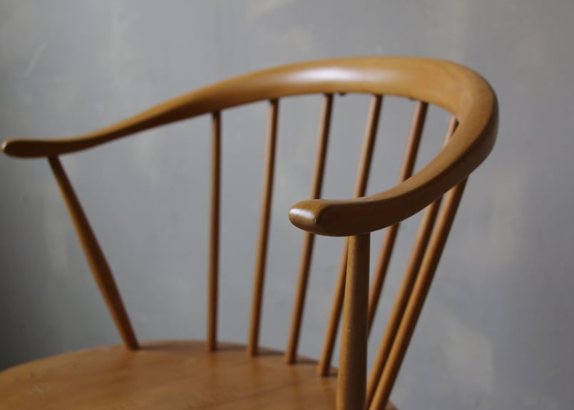 ✶ ERCOL アーコール スモーカーズ(カウホーン)チェア S-339 | mumokute