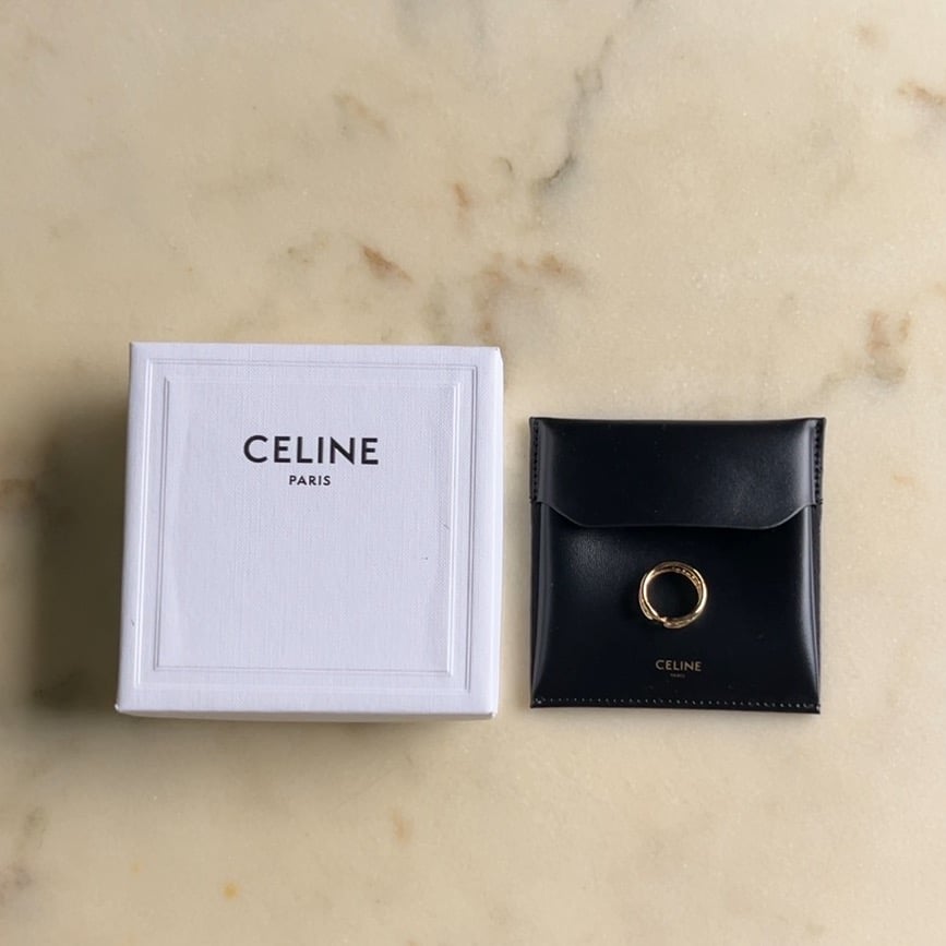 CELINE セリーヌ マイヨン トリオンフ マルチリング / ゴールド