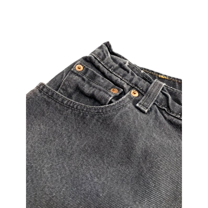 90s Levi's 550 BLACK DENIM MADE IN CANADA 🇨🇦 S