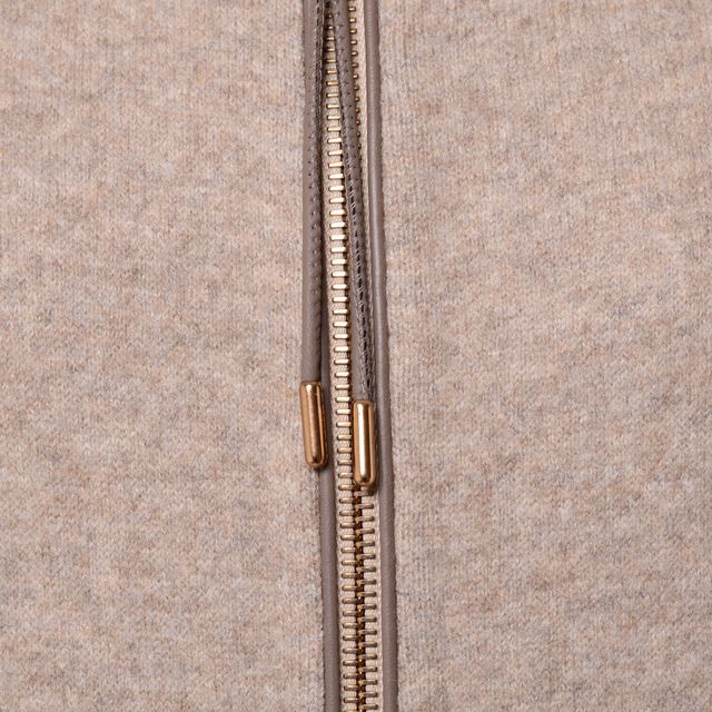 アニオナ AGNONA ダブル一枚仕立てコート カシミア ベージュ | YOKOAUNTY