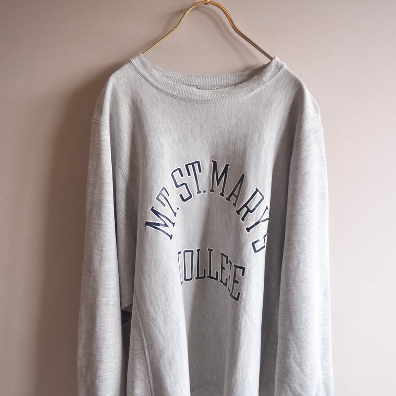 90s champion reverse weave damage college sweat