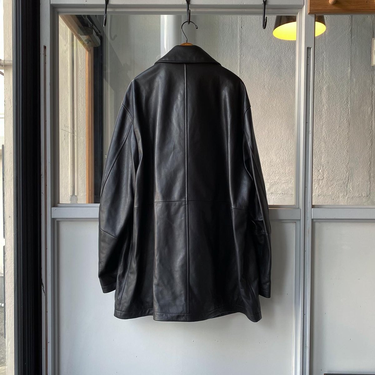 ssstein LEATHER ZIP JACKET - ST.622 | Less