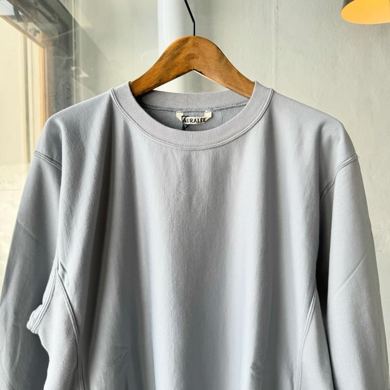AURALEE ELASTIC HIGH GAUGE SWEAT P/O | Less Hi