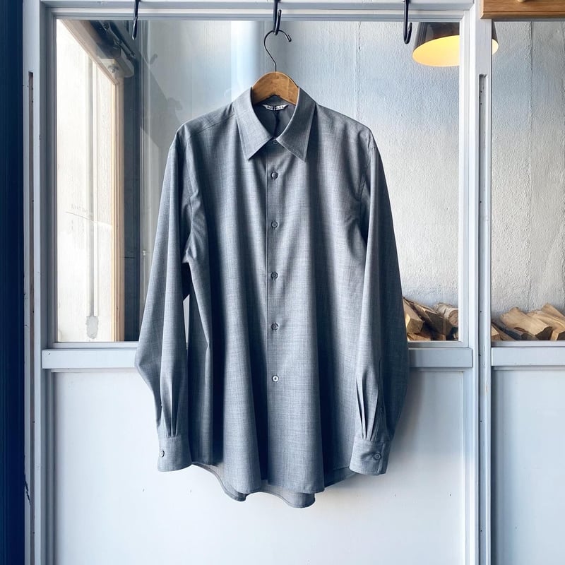 AURALEE SUPER FINE TROPICAL WOOL SHIRTS | Le
