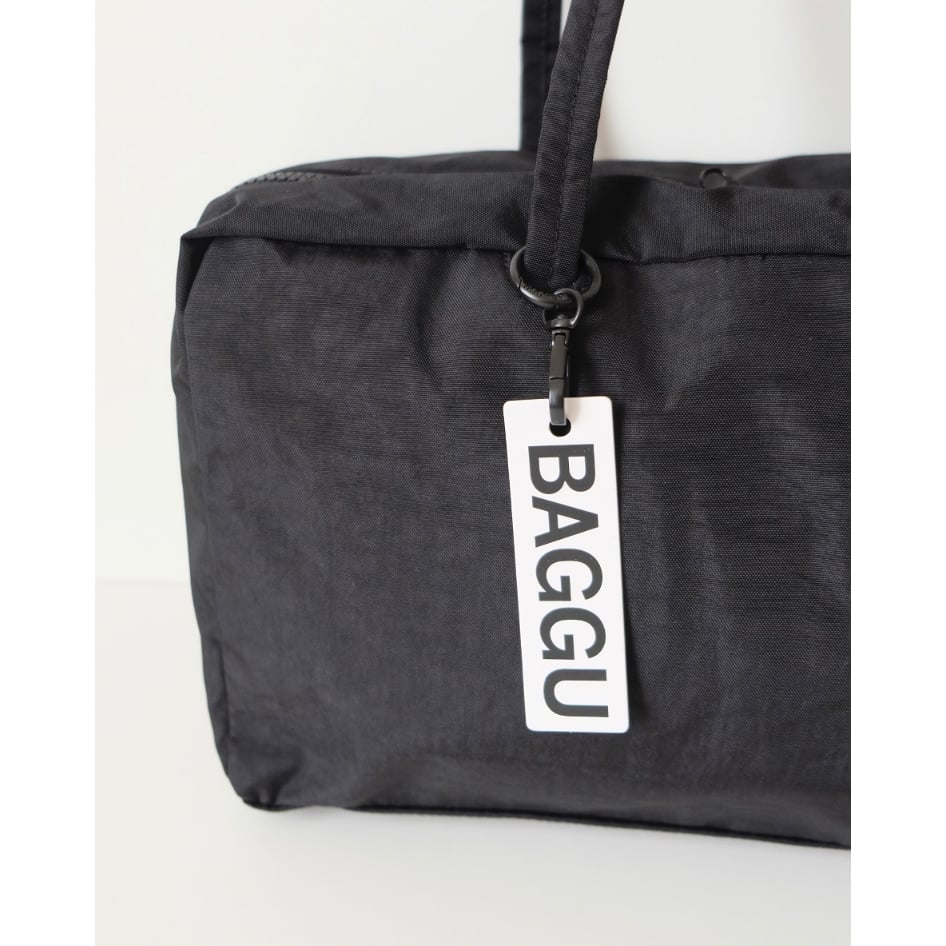 ラスト1点 BAGGU Medium Nylon Bowler Bag Black | UNO