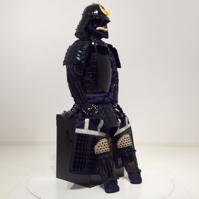 O-065-1】○濃紺糸威黒桶側二枚胴具足 | 甲冑工房丸武