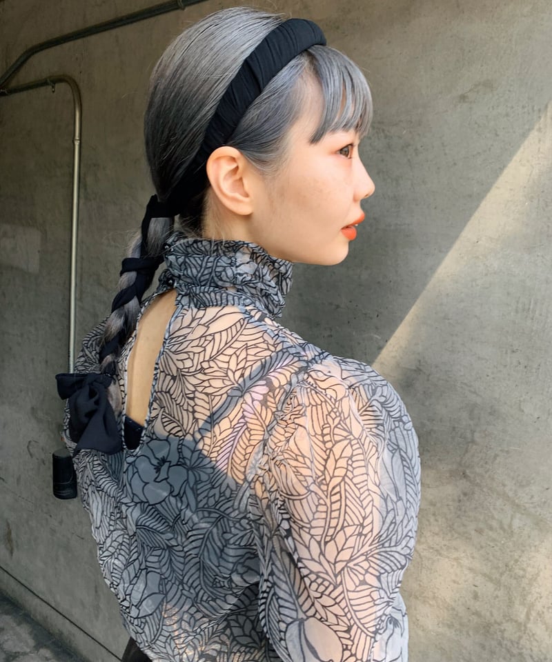 FUMIE=TANAKA / through ribbon head band | JURK