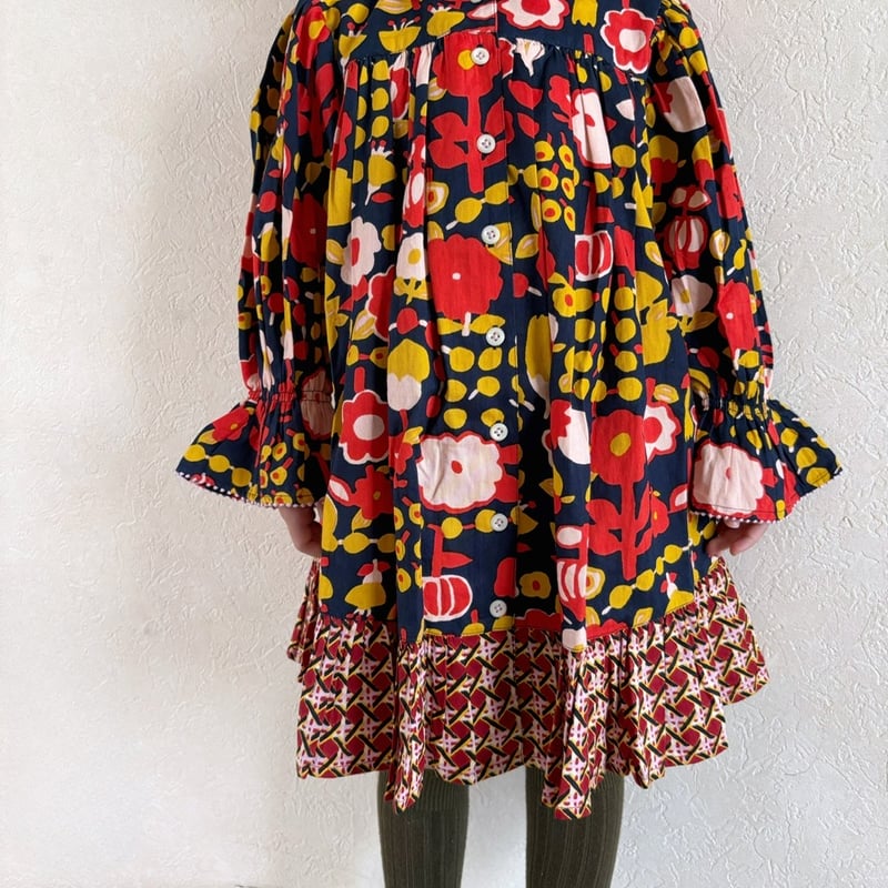 Misha & Puff Ruffle Ingrid Dress - Ink Playgr