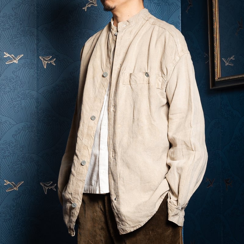 French Army Linen Bourgeron Jacket | Ugla パンと古着と本