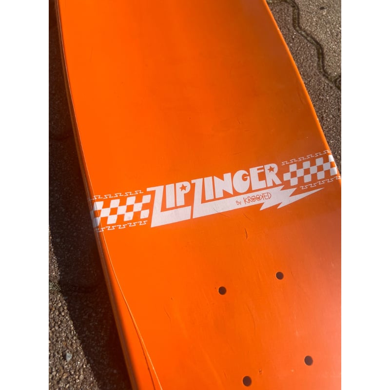 KROOKED ZIP ZINGER ORANGE 7.75 | CANOLA SKATESHOP