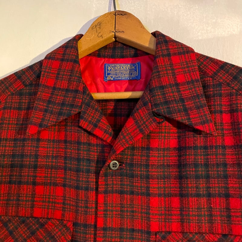 70s PENDLETON Wool Shirt USA製 ウールシャツ ボックスシルエット