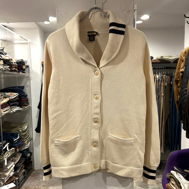 RUGBY RALPH LASUREN ショールカラーカーディガン ラグビー ラルフ