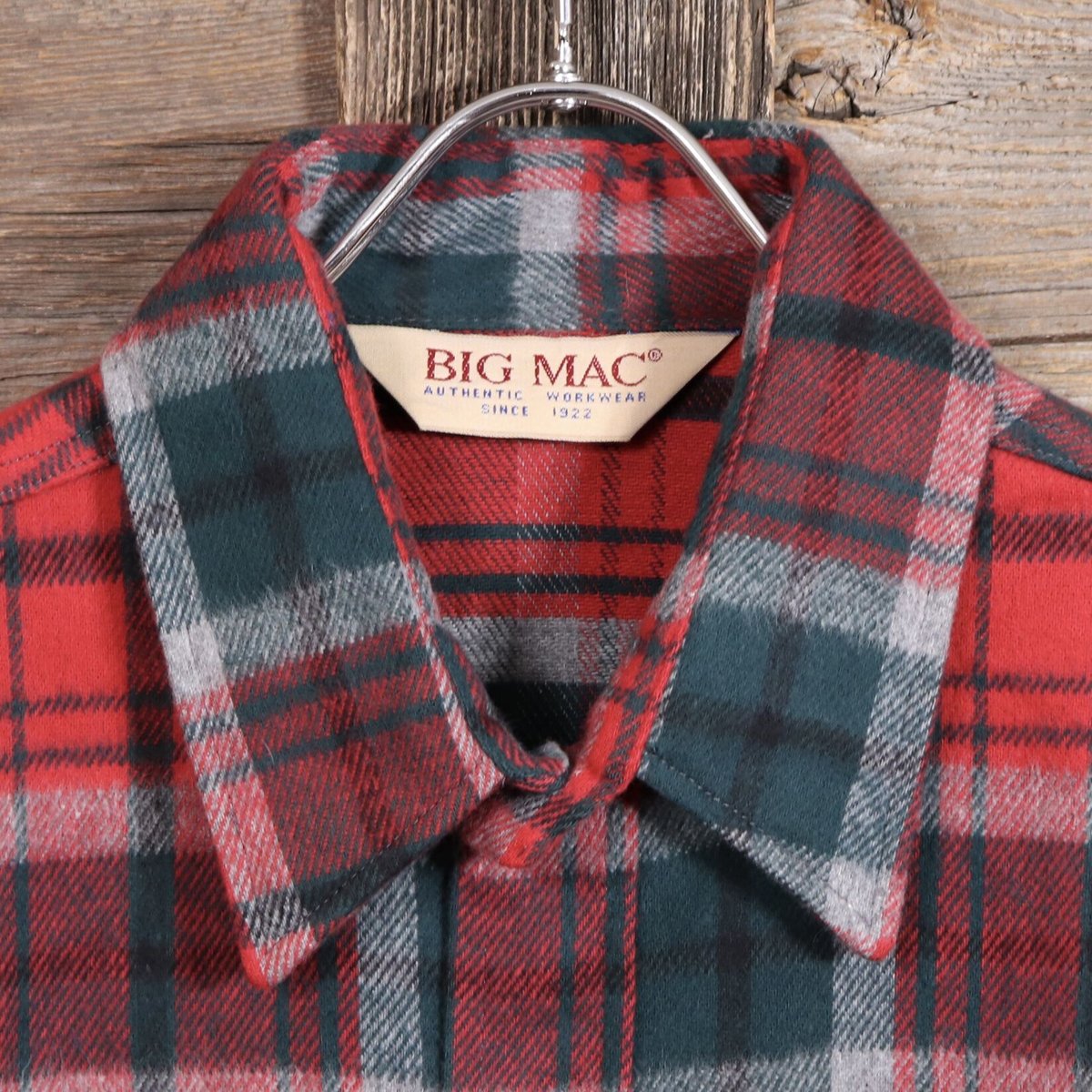 BIG MAC ネルシャツ DEAD STOCK 80年代 USA製 ビッグマック チェック柄